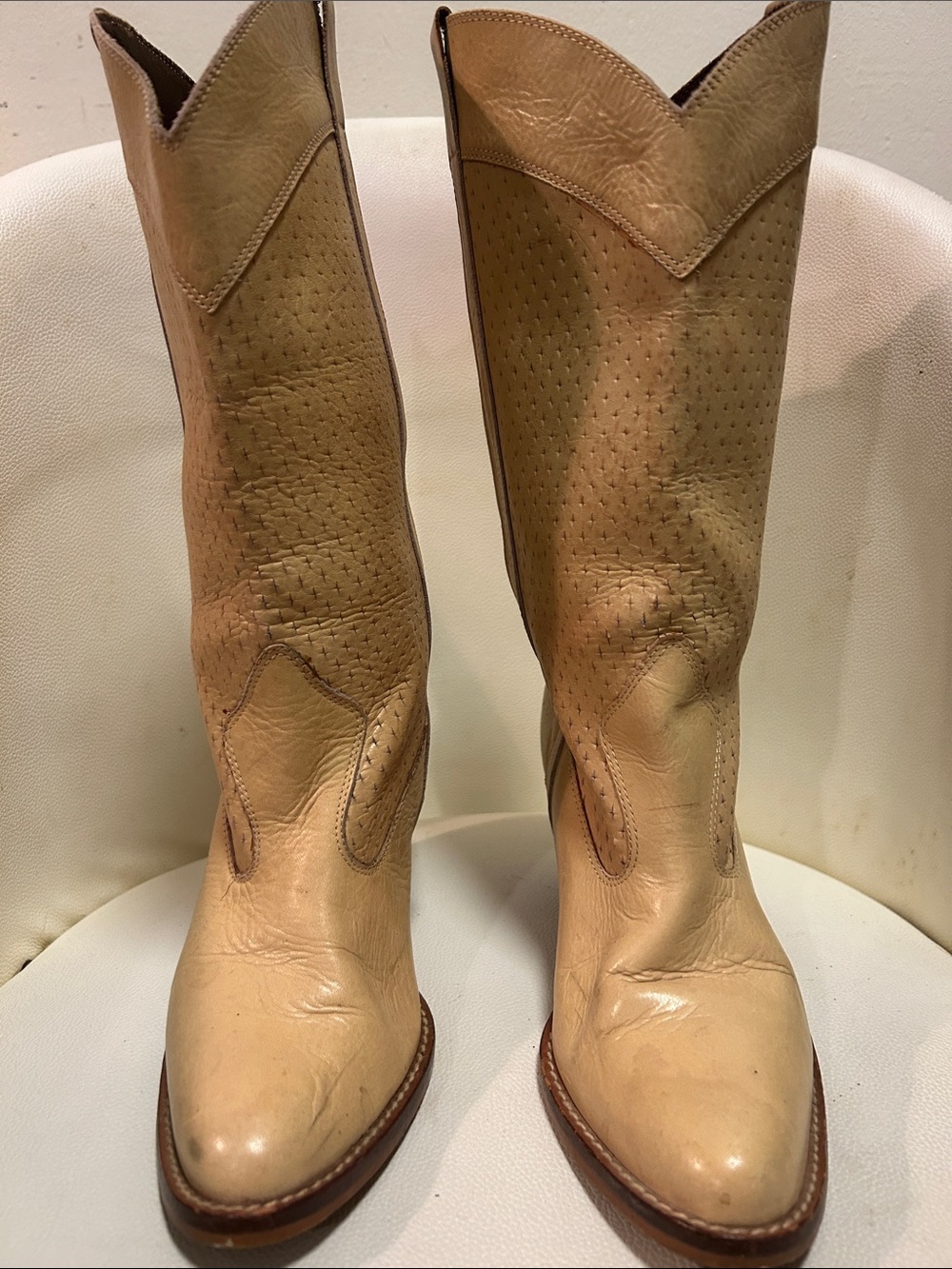 Hippopotamus Women's western genuine Leather Western Boots